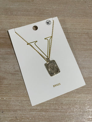 A-Z Pendant Necklace