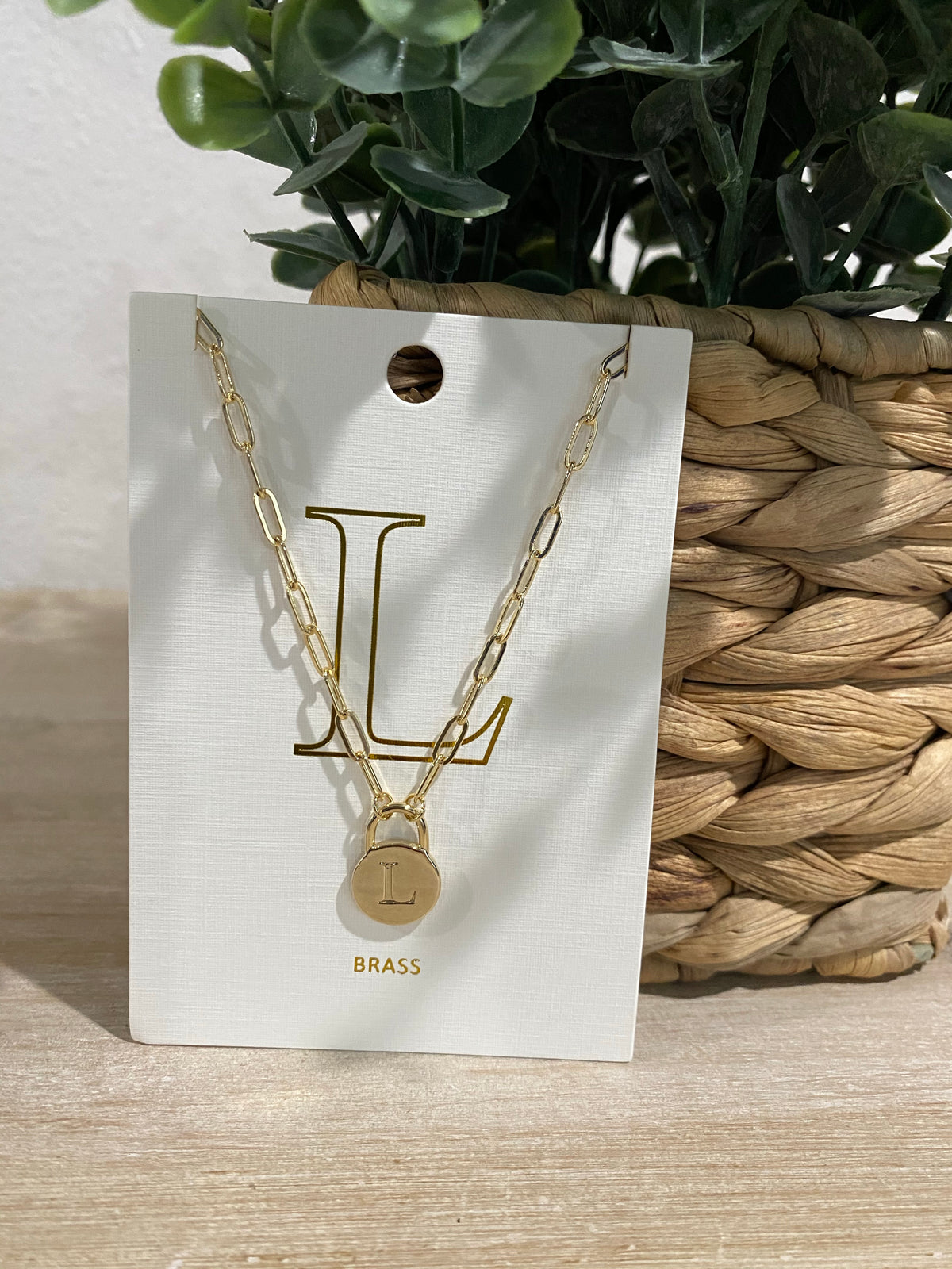 INITIAL Pendant Necklace