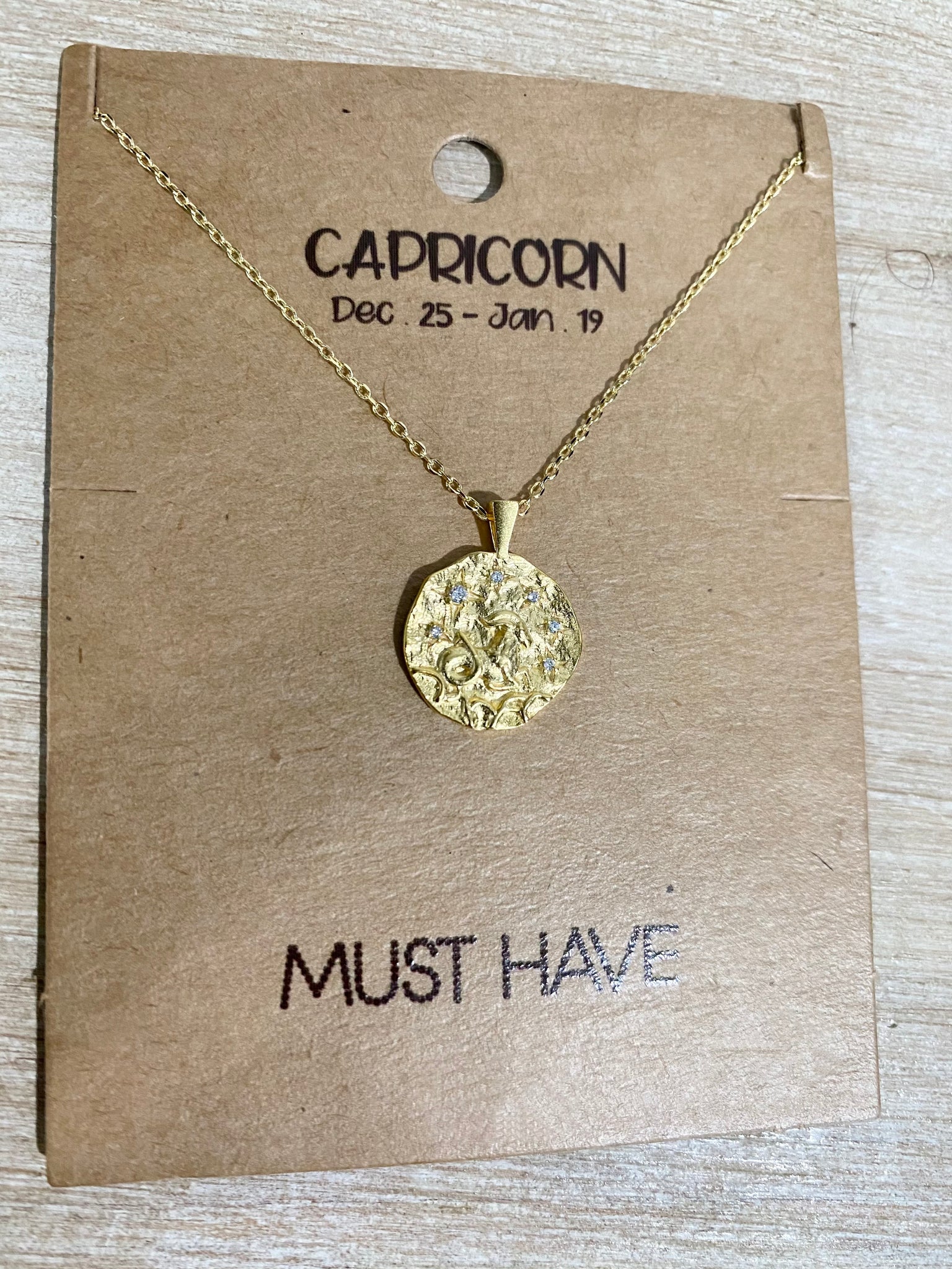 Zodiac Coin Necklace