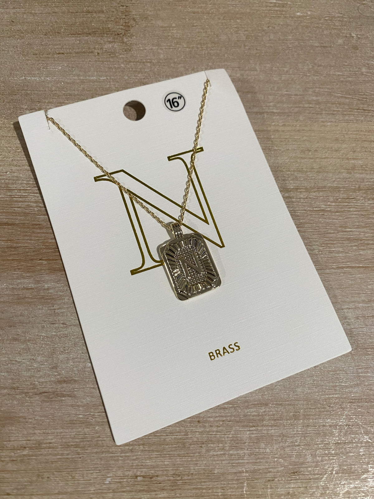 A-Z Pendant Necklace