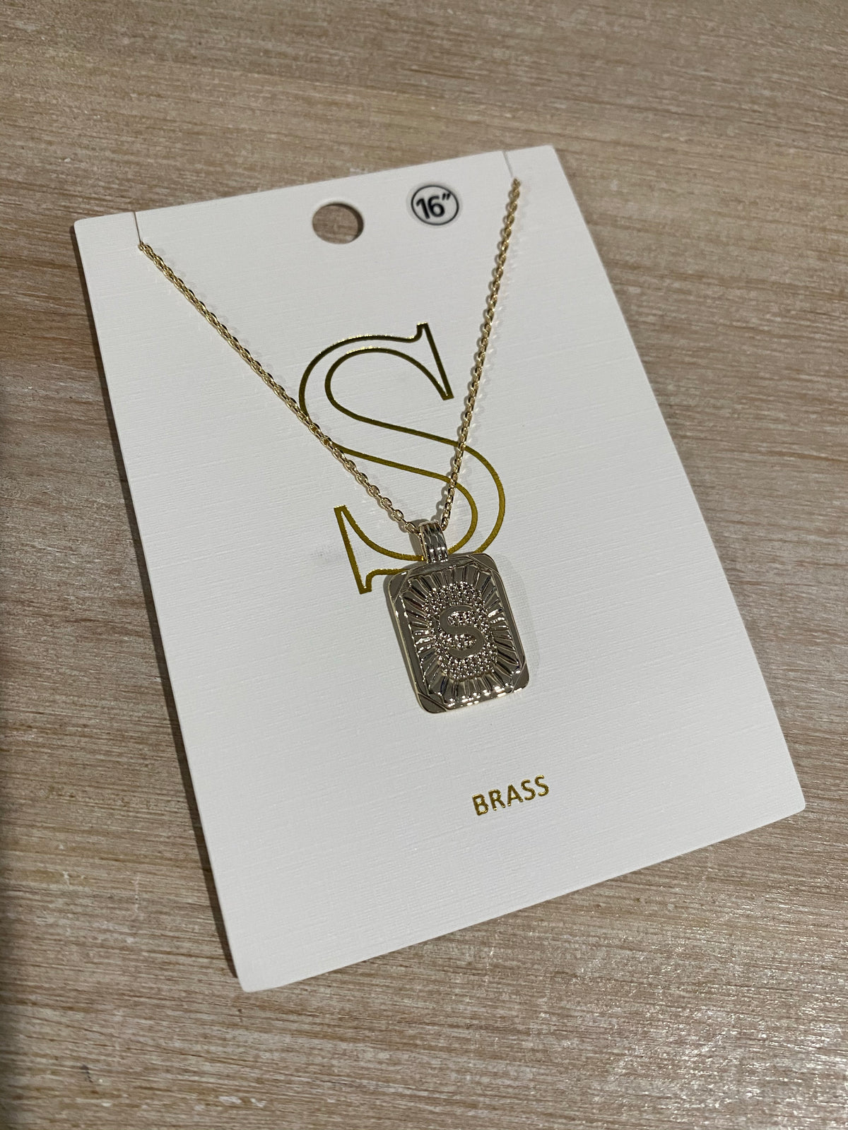 A-Z Pendant Necklace