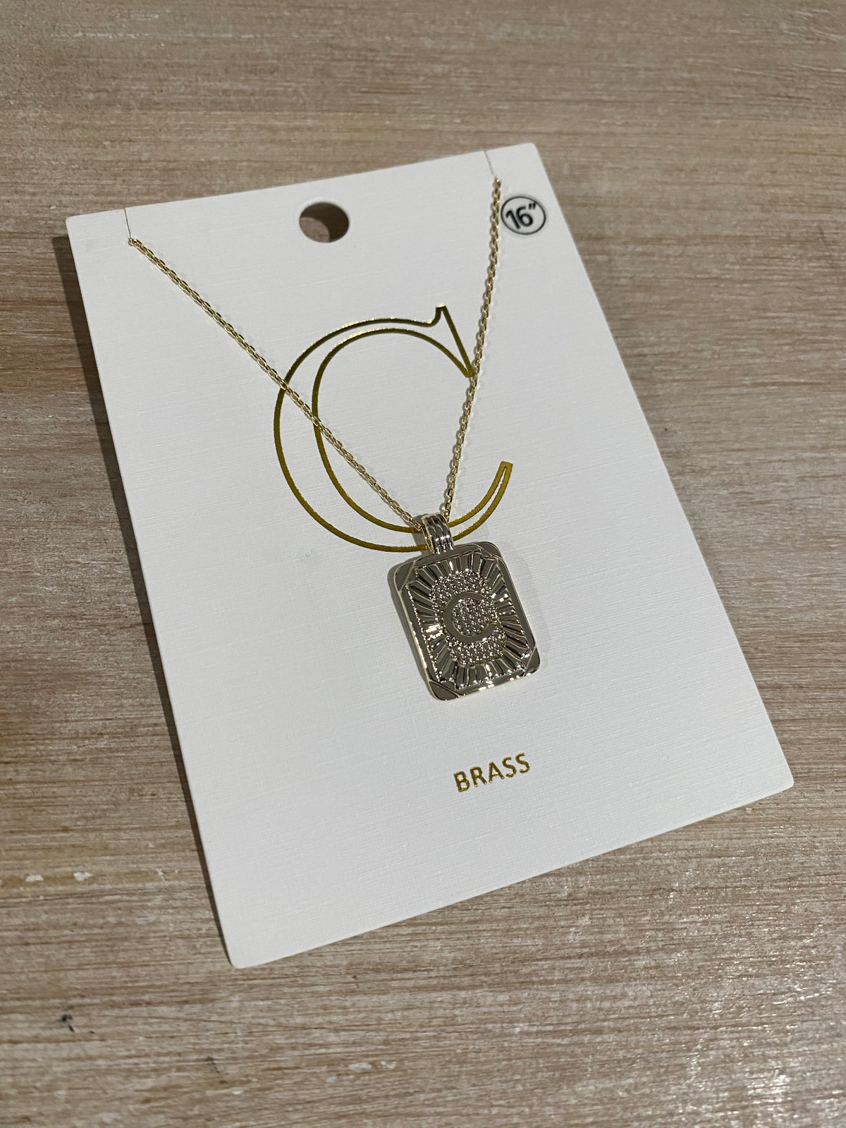 A-Z Pendant Necklace