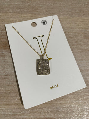 A-Z Pendant Necklace