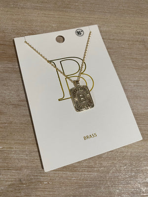 A-Z Pendant Necklace