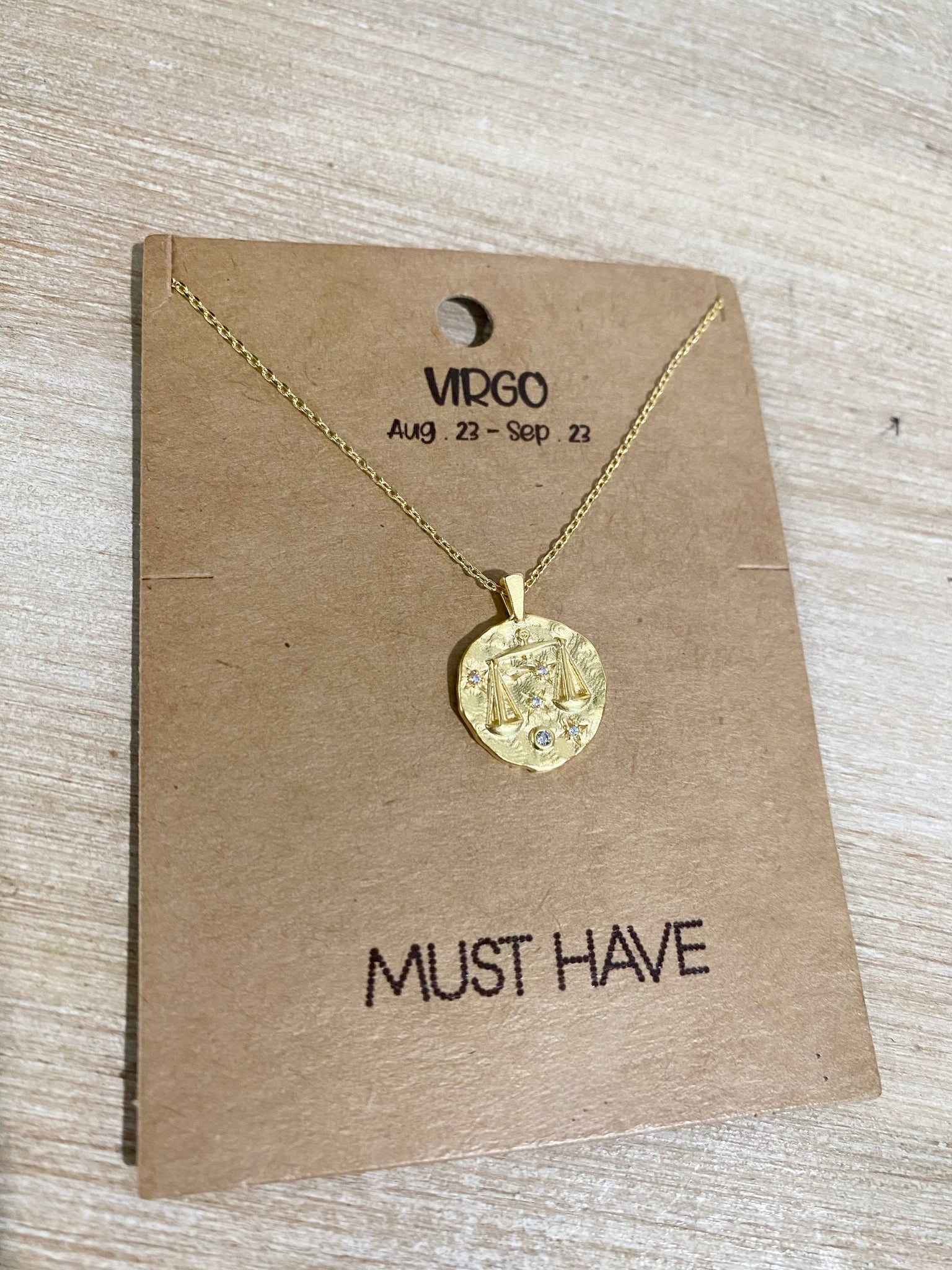 Zodiac Coin Necklace