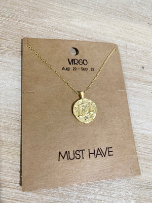 Zodiac Coin Necklace