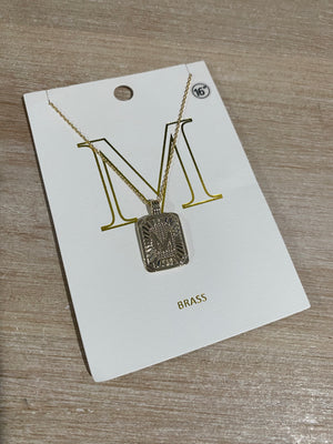 A-Z Pendant Necklace