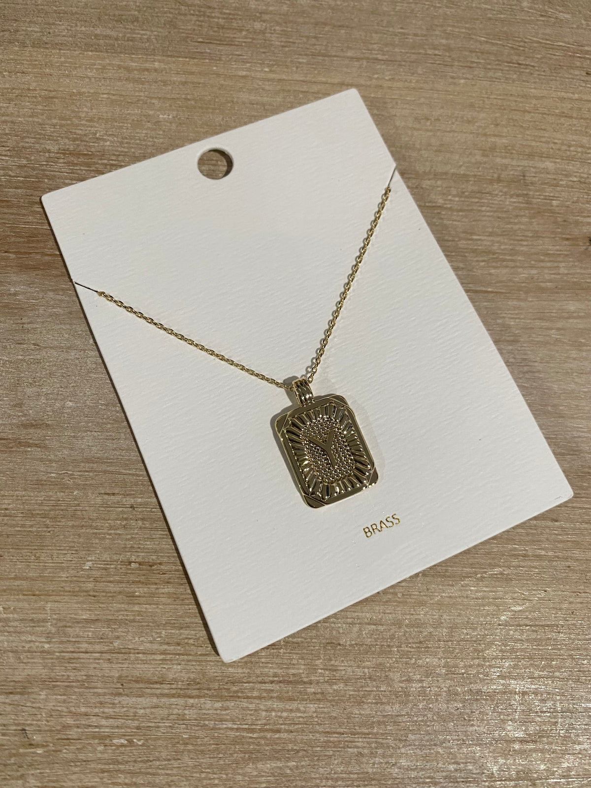 A-Z Pendant Necklace