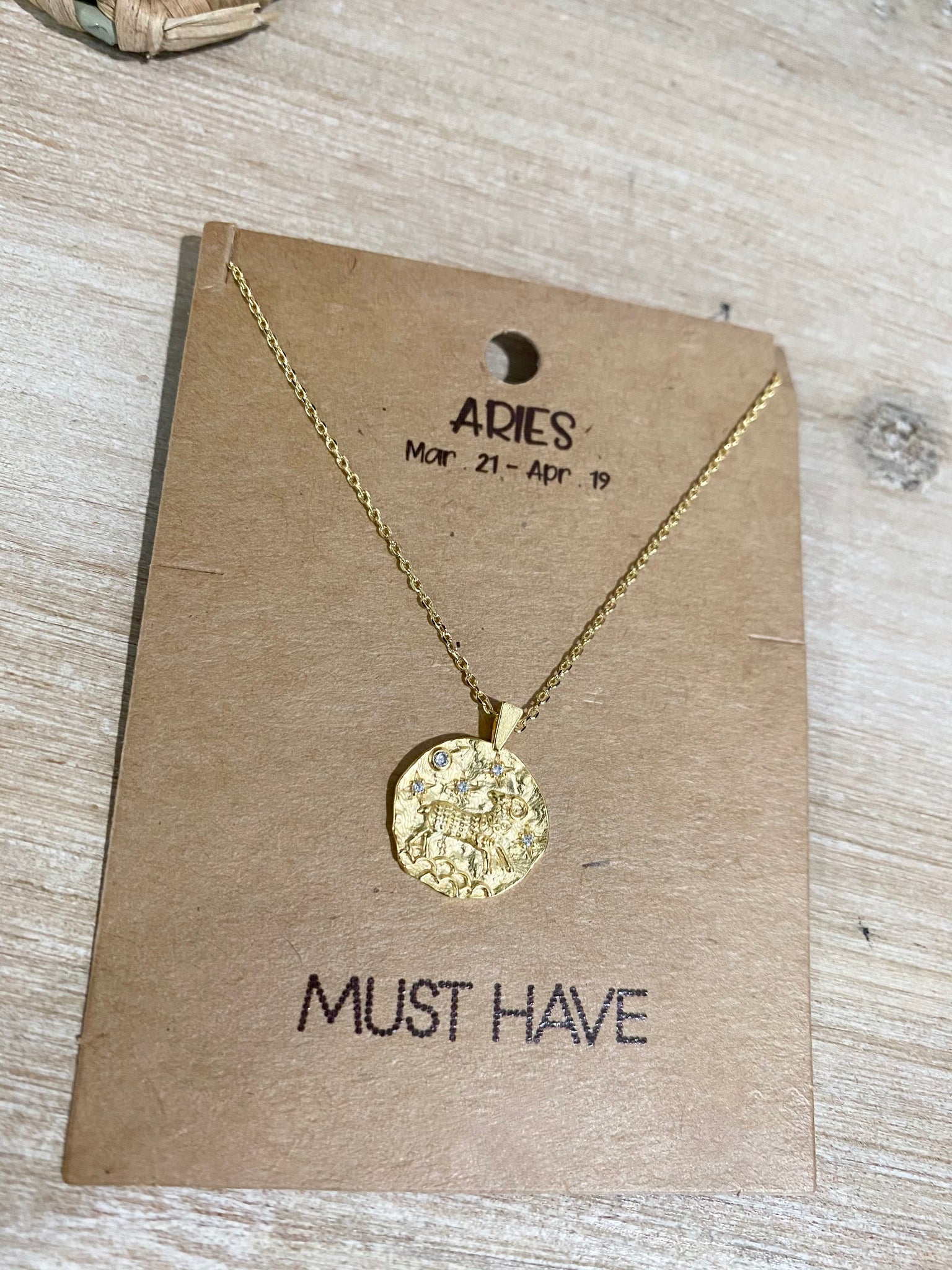 Zodiac Coin Necklace