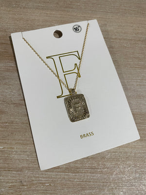 A-Z Pendant Necklace