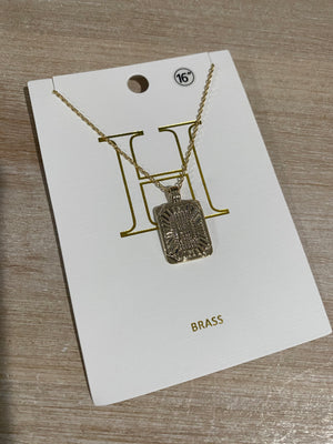 A-Z Pendant Necklace