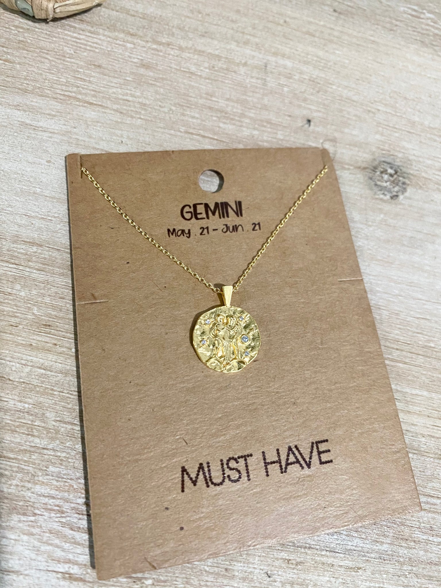 Zodiac Coin Necklace