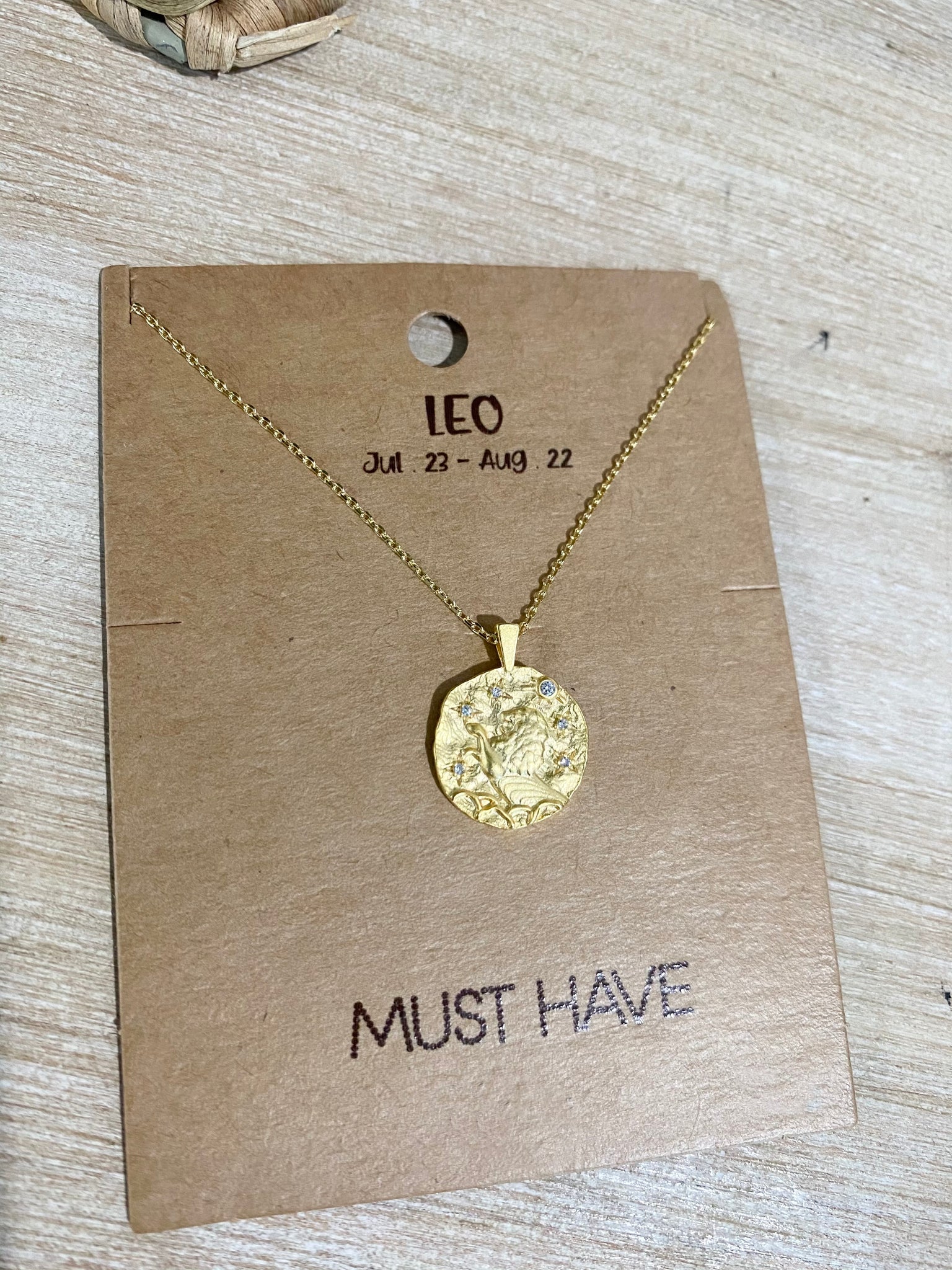 Zodiac Coin Necklace