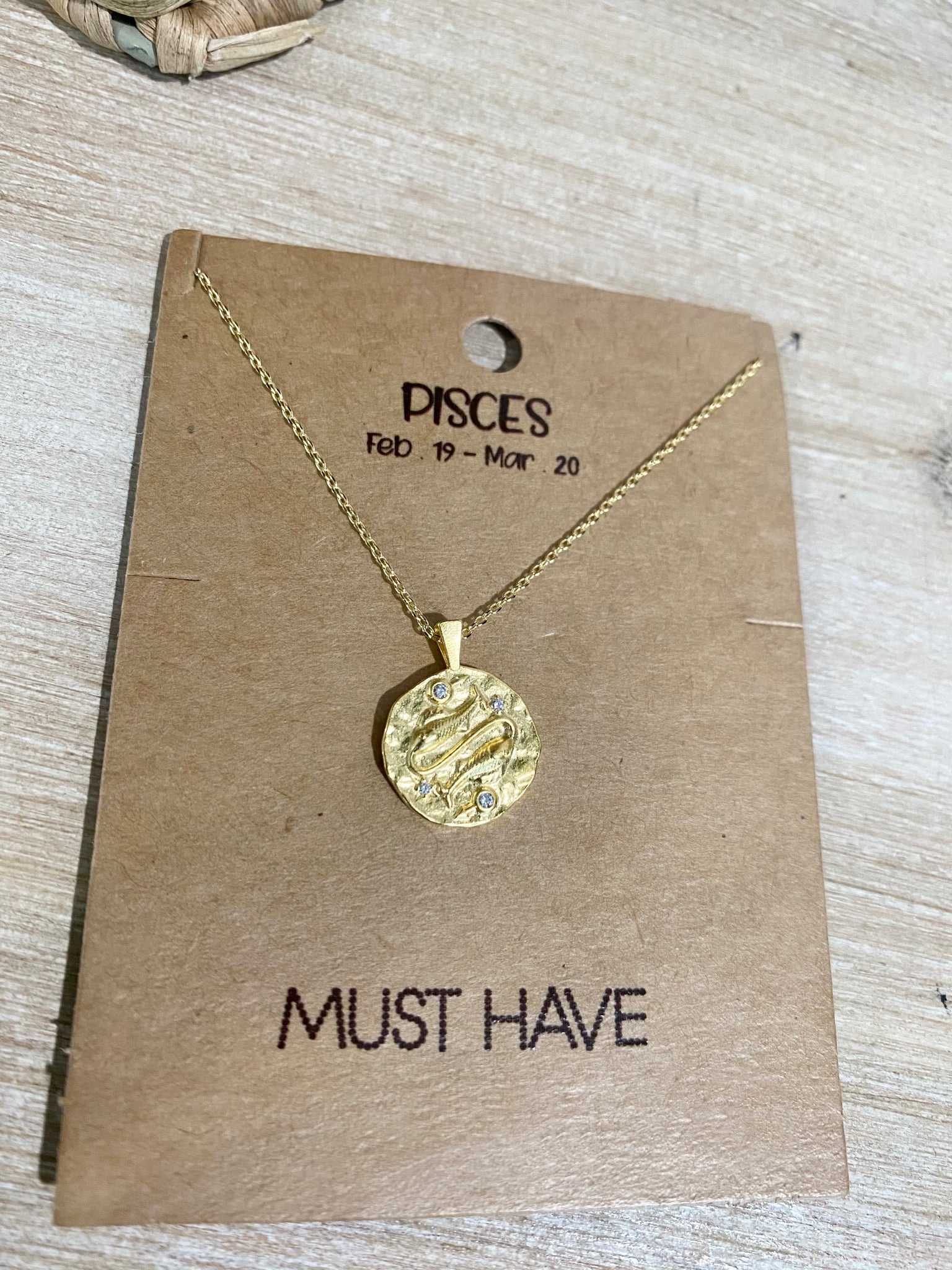 Zodiac Coin Necklace