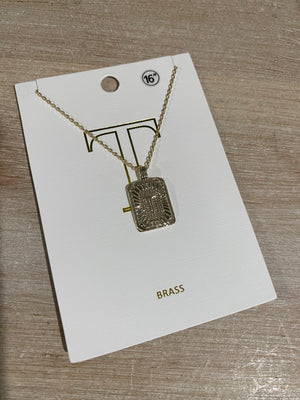 A-Z Pendant Necklace